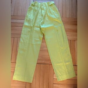 Jason Wu Vibrant Yellow Cargo Pants